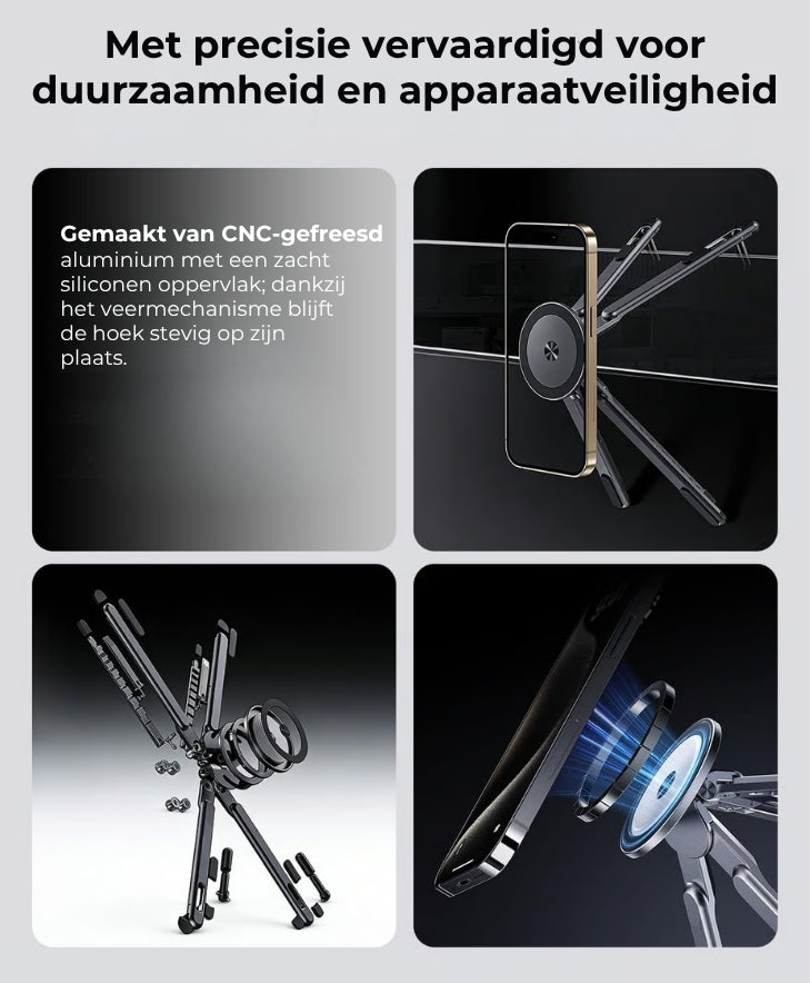 3-in-1 Opvouwbare Magnetische Elektronicastandaard