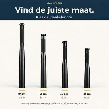 2-in-1 Aluminium Baseballbat met Zaklamp – Afneembare Handgreep