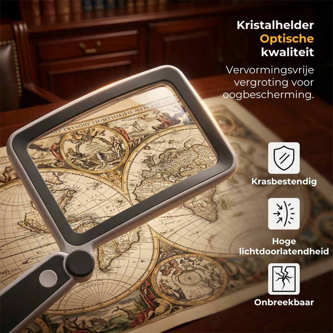Handloep met ingebouwde lamp