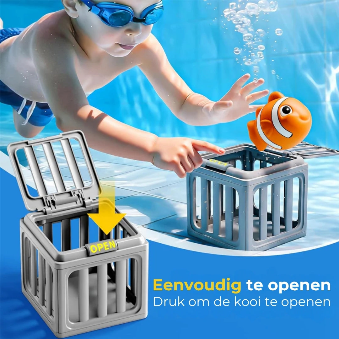 Schattenjacht in het zwembad