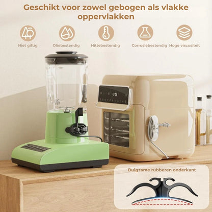 Oplader- en snoerhouders (6 stuks)