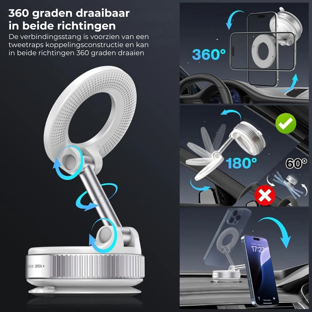 Magnetische Vacuüm Telefoonhouder Auto
