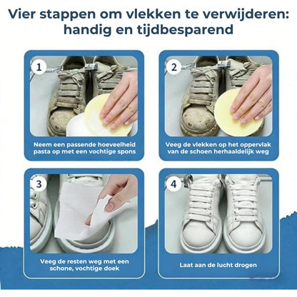 Witte schoenen renovatiepasta