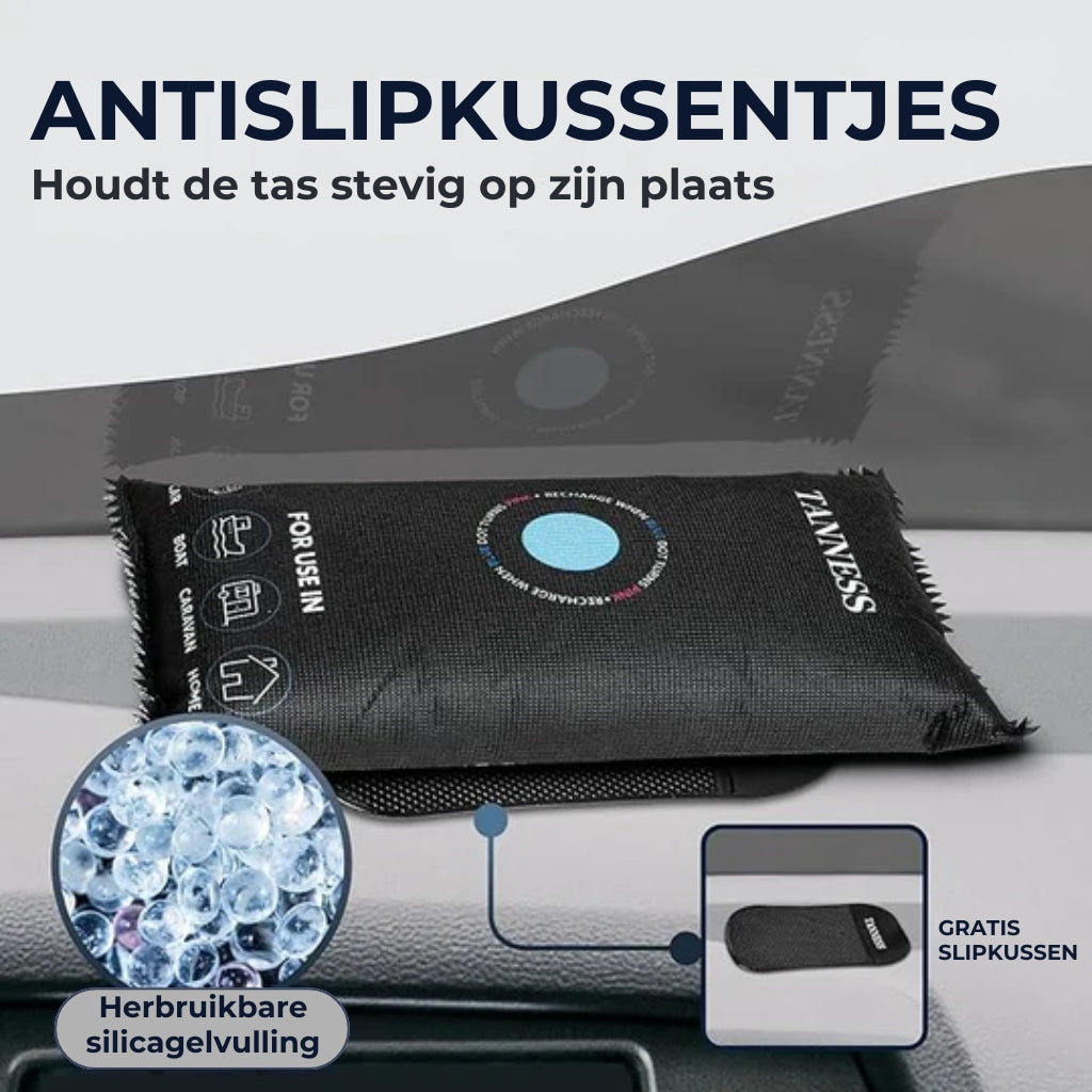 Ontvochtiging zakken met antislip-pads | Voorkomt condensatie | Vochtabsorber | Herbruikbaar