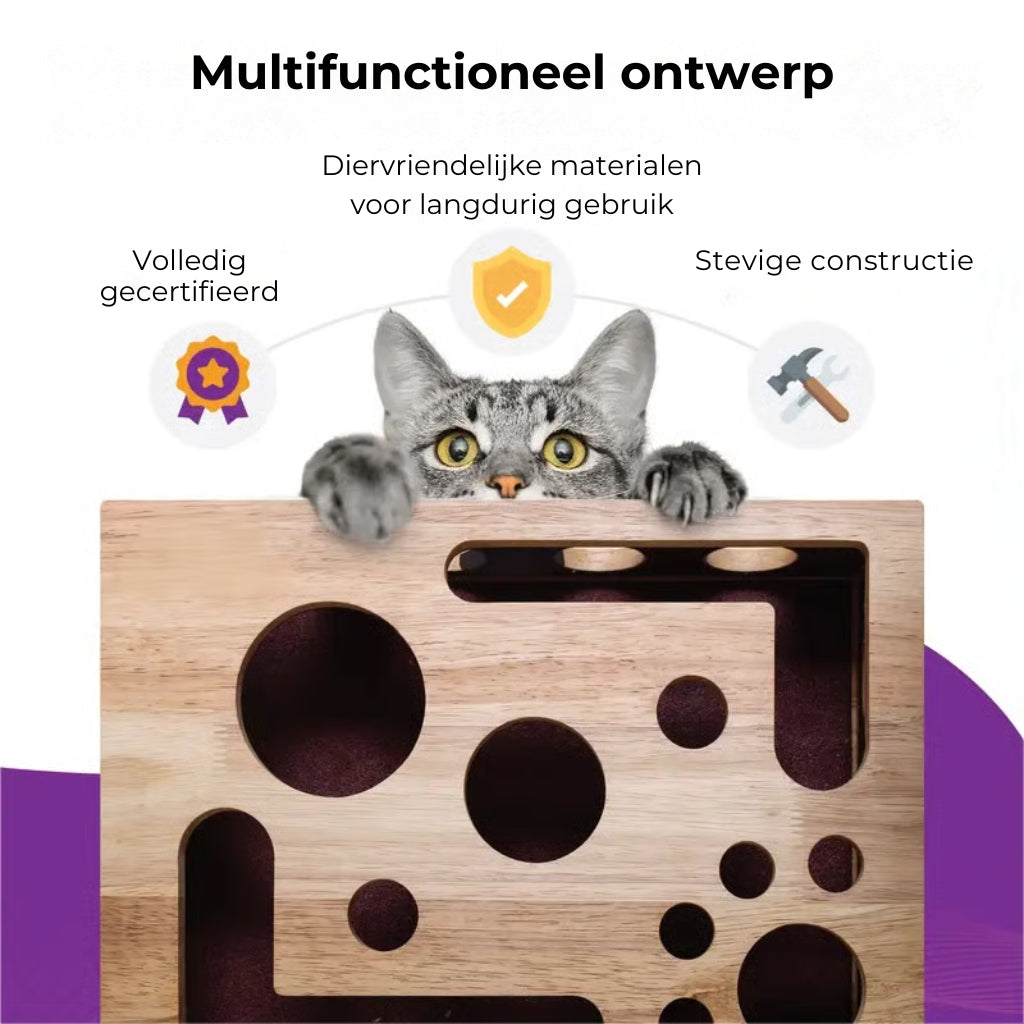 😻 Kattenkras Puzzeldoos: nagelvijl zonder stress, alternatief voor nagelknippers en -slijpers
