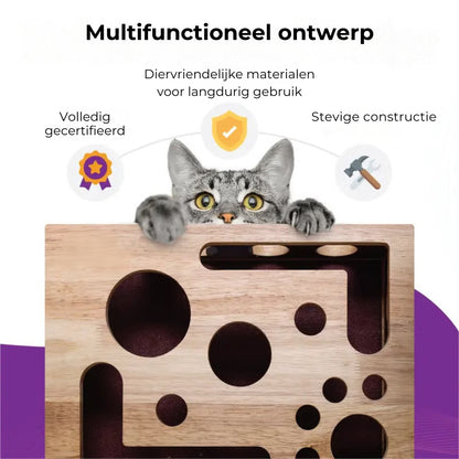 😻 Kattenkras Puzzeldoos: nagelvijl zonder stress, alternatief voor nagelknippers en -slijpers