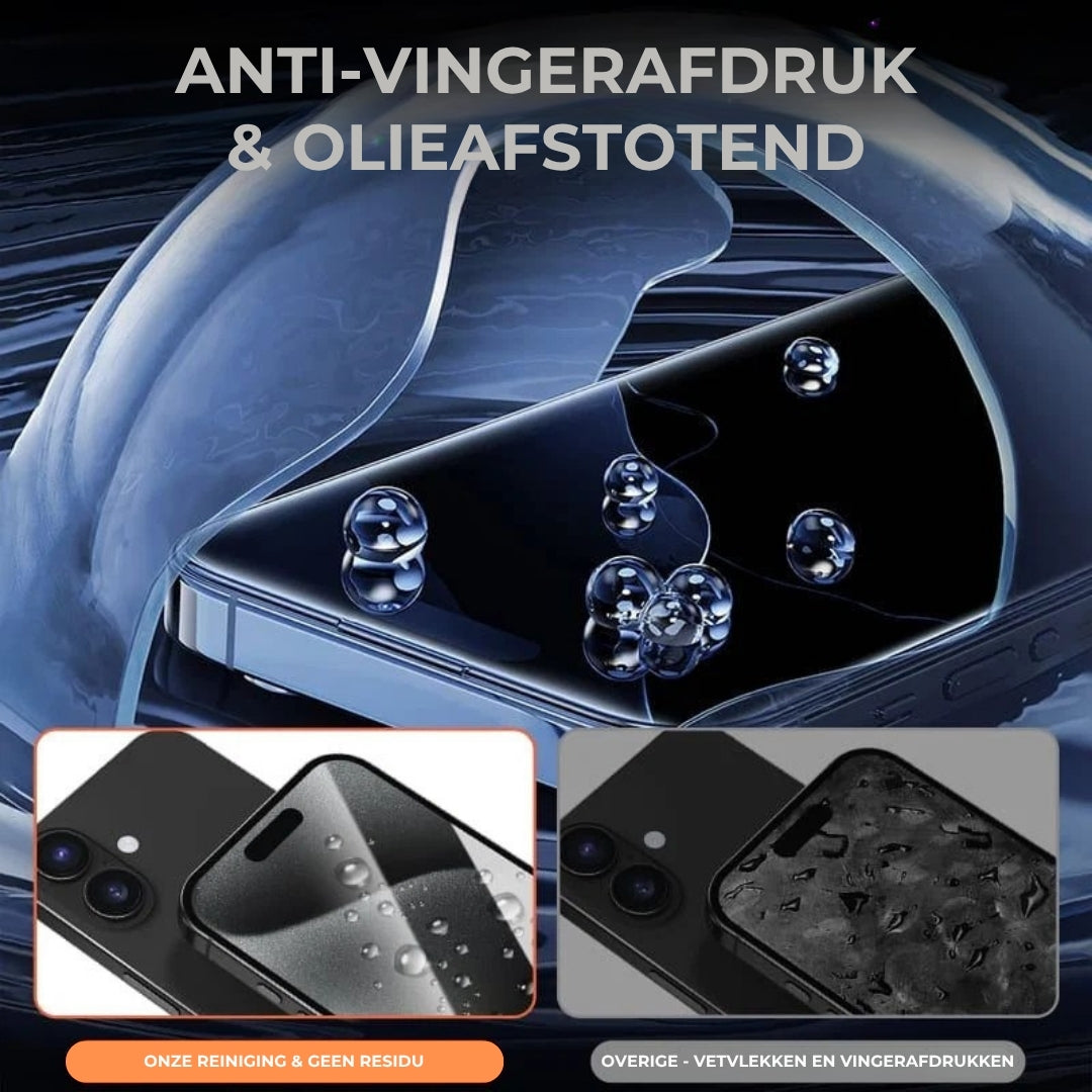 Ultra Privacy Schermbeschermer met Gehard Glas - 3 Stuks
