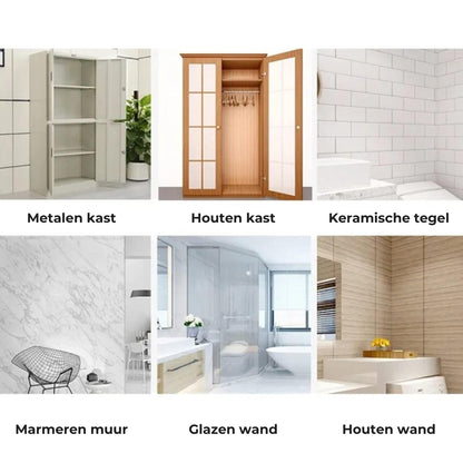 Onzichtbare Zelfklevende Plankhaken - 4 Stuks