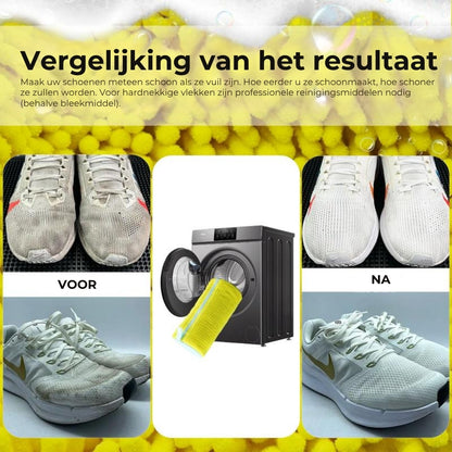 Microvezel waszak voor schoenen – Zachte en effectieve bescherming bij het wassen