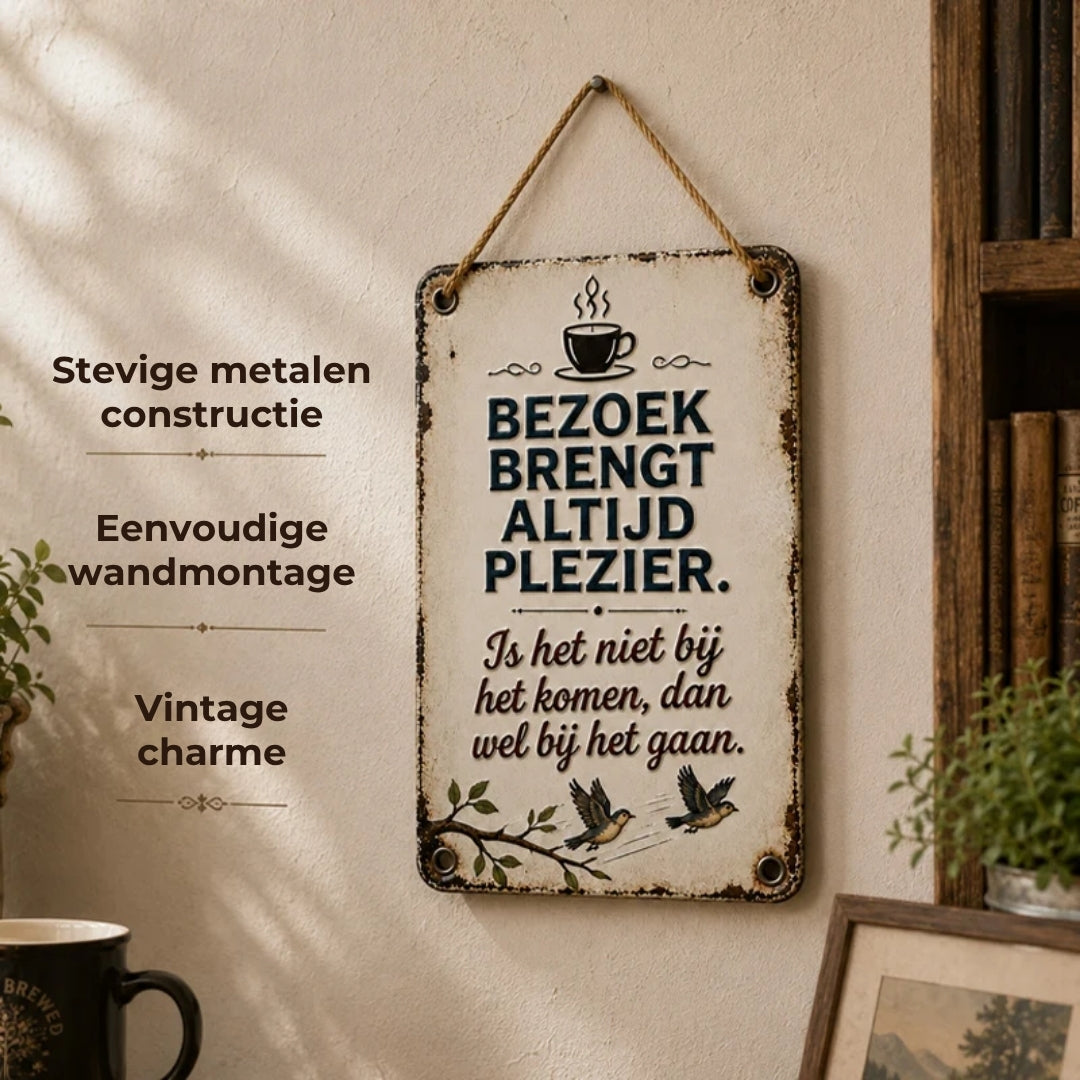 Nostalgisch Welkomstbord
