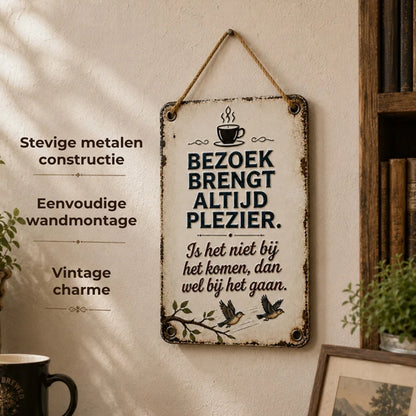 Nostalgisch Welkomstbord