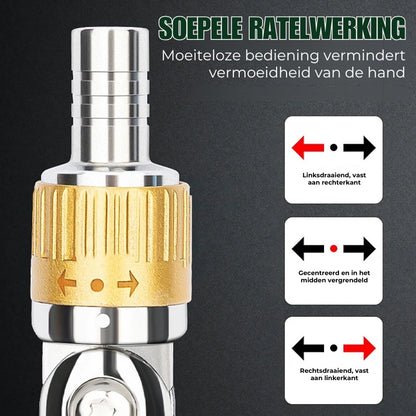 14-in-1 verstelbare ratelschroevendraaier