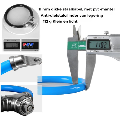 Koppelbaar Antidiefstal Kabelslot