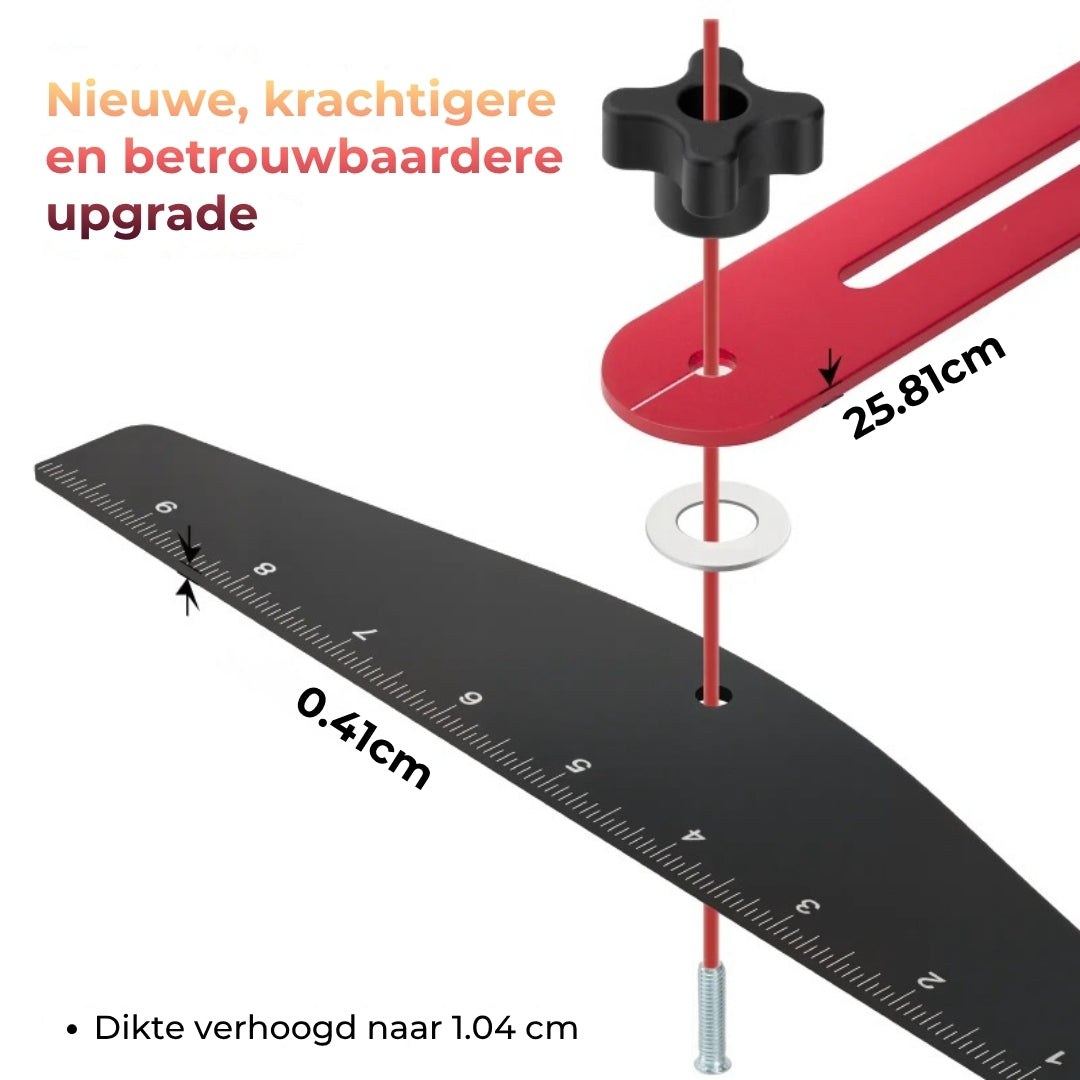 Opvouwbare Aluminium Trapmeter
