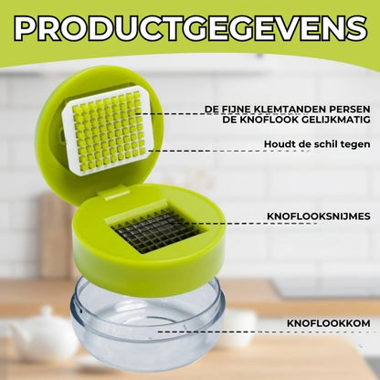 Gemakkelijke Knoflookpers met Verzamelpotje