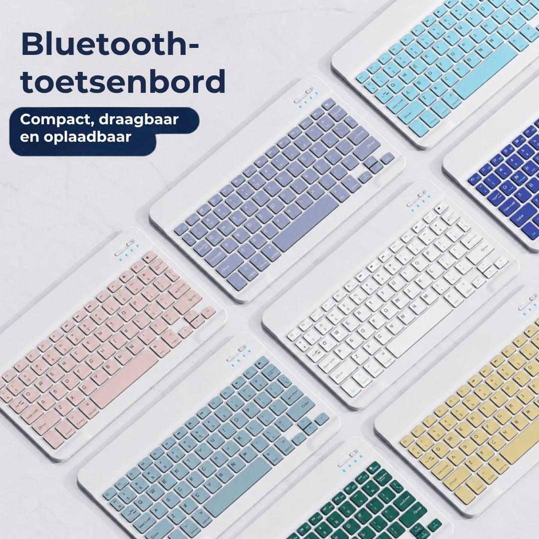 Ultradun Draadloos Toetsenbord via Bluetooth