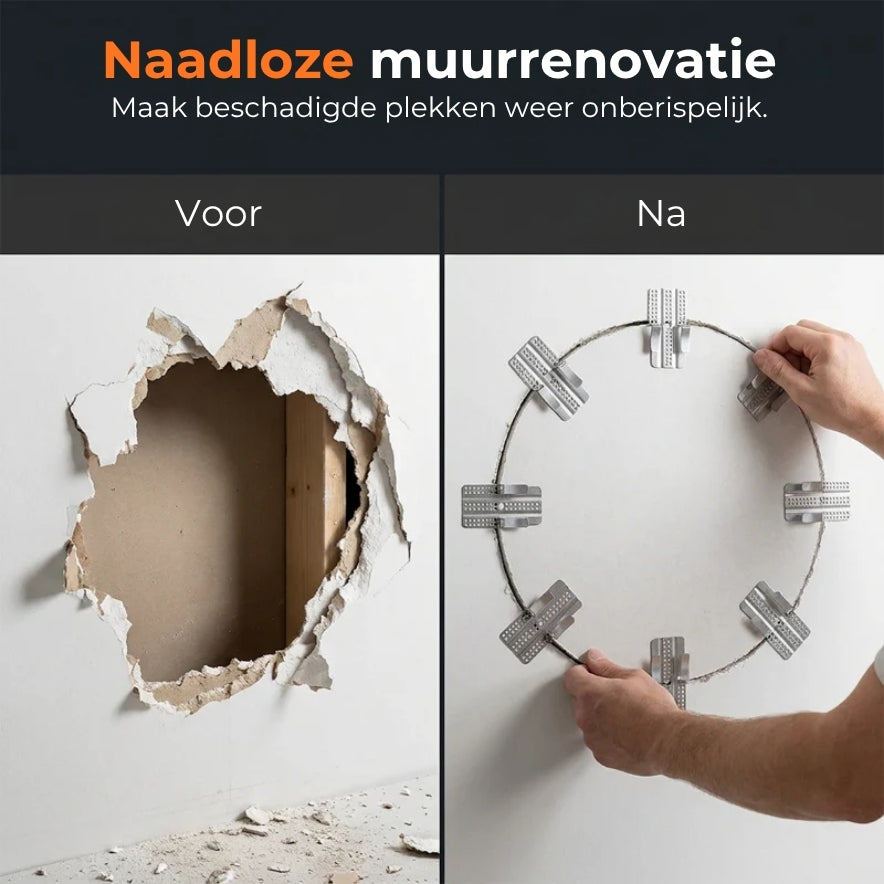 🏠 Gipsmuur reparatieclipset