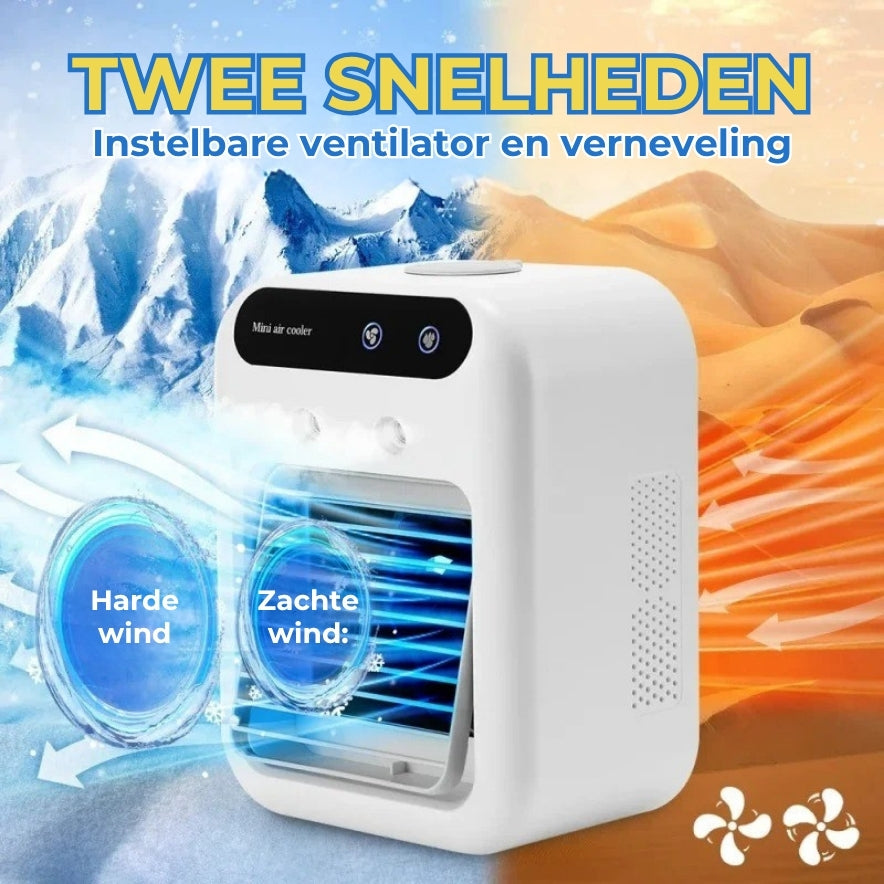 Draagbare 3-in-1 airconditioner – Frisse lucht waar je ook bent, zonder kabels