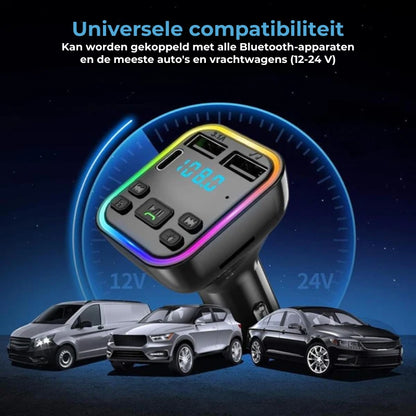 Bluetooth FM-autoadapter en -oplader
