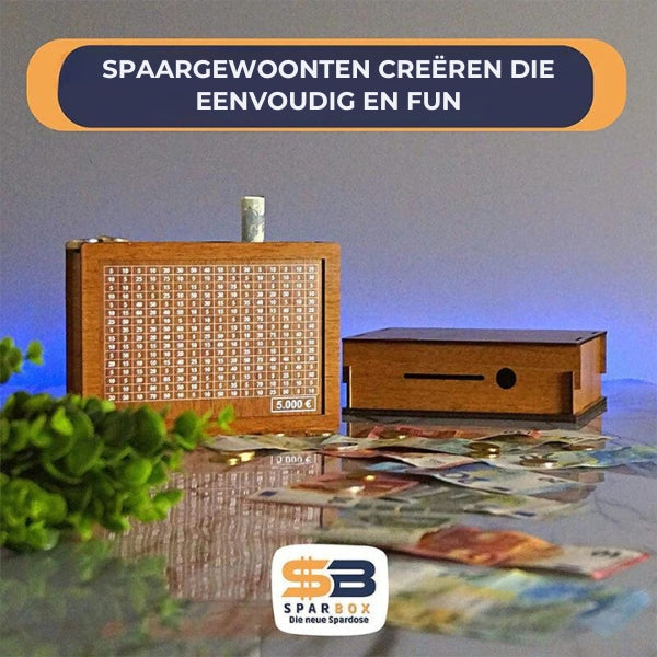 Houten spaarbank met afkruisen