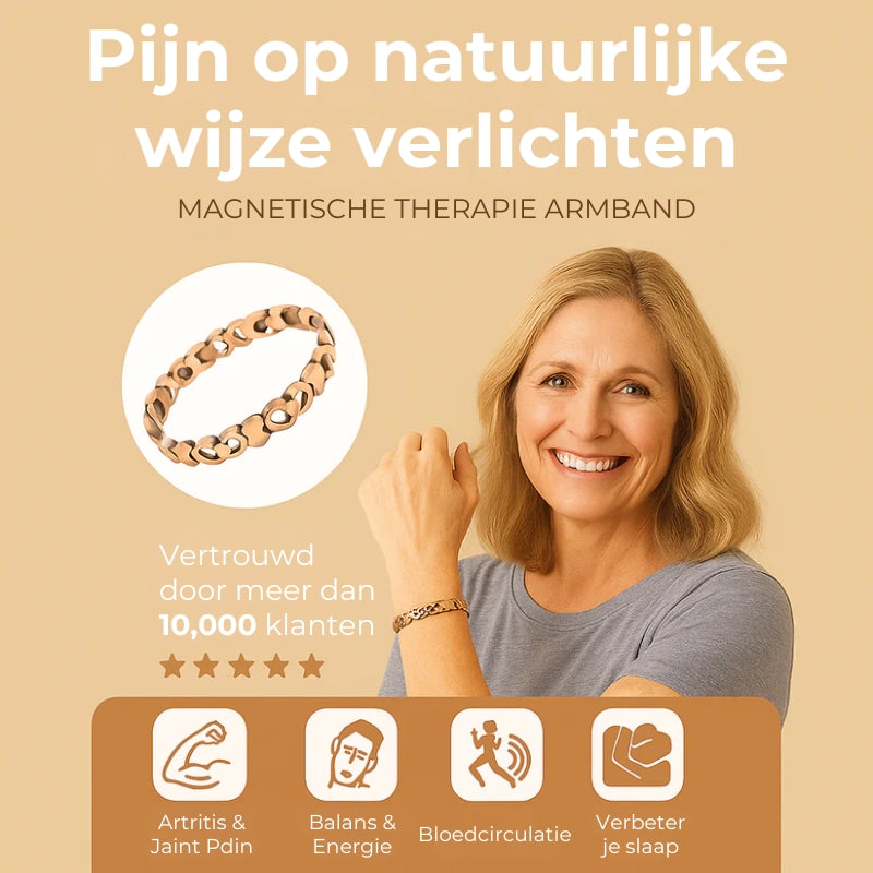 VitalFlow™ koperen band
