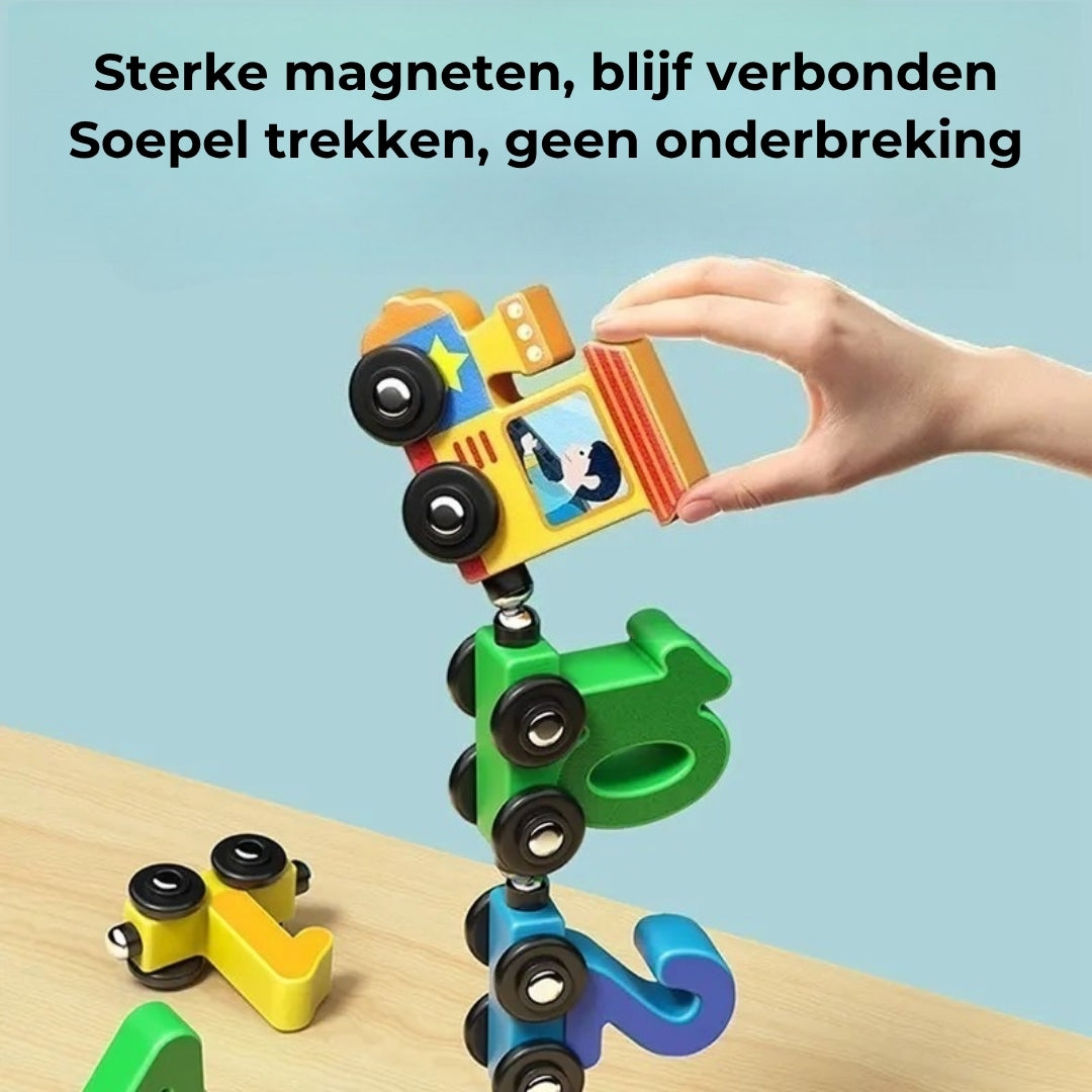 Magnetische Cijfertreinset