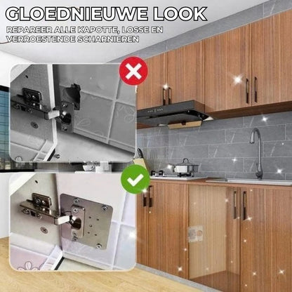 Reparatieset voor kastscharnier