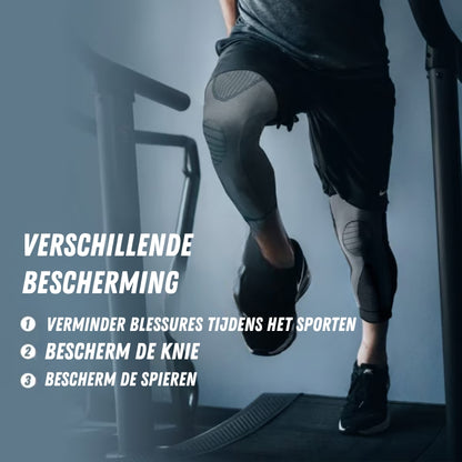 Lange kniecompressiemouw