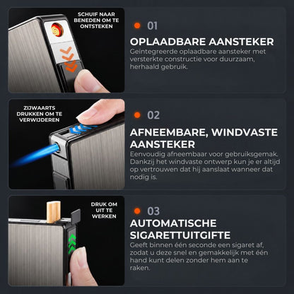 Sigarettendoos met Ingebouwde Aansteker