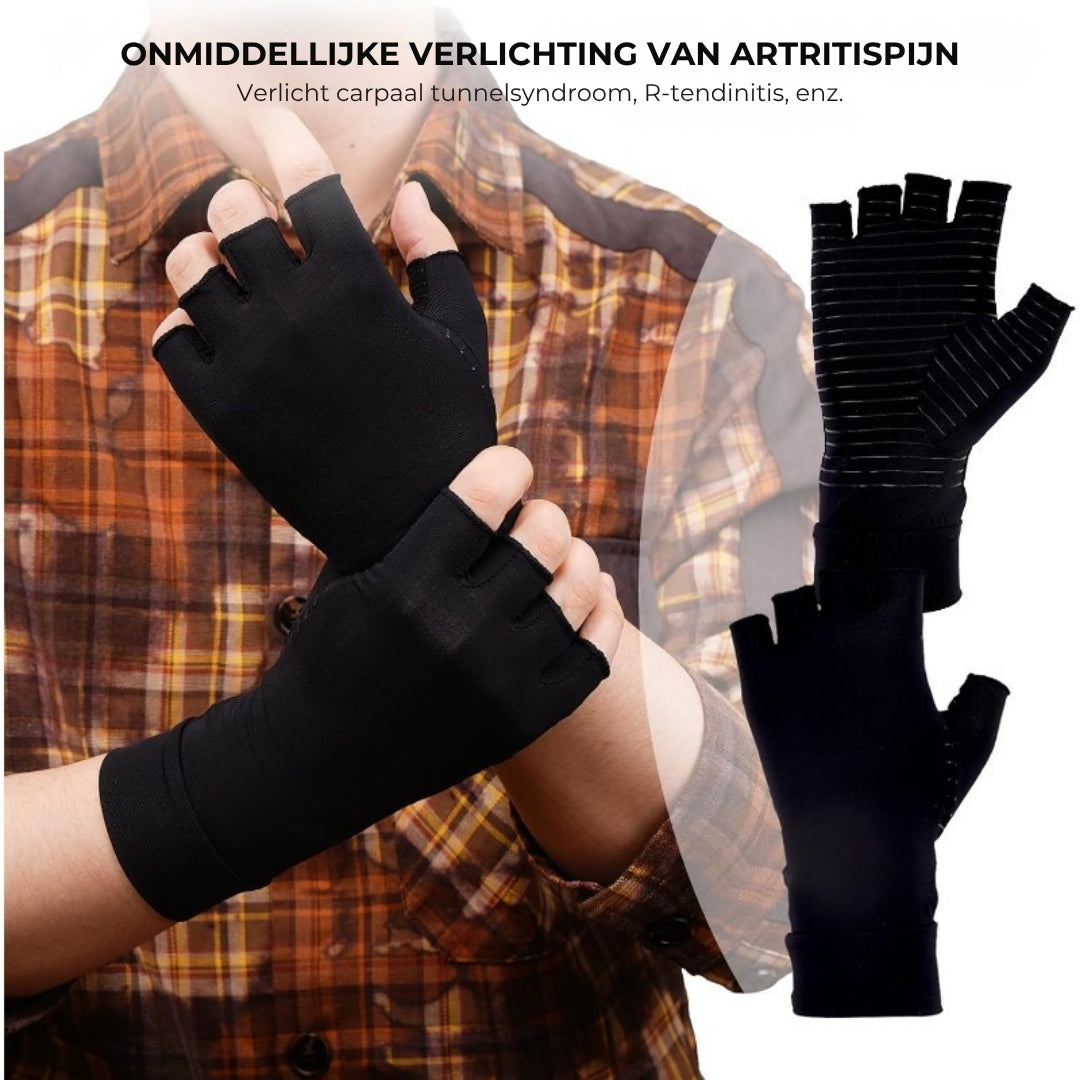 Koper Compressie Handschoenen - 1 Paar