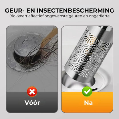 Universele pop-up afvoerstop