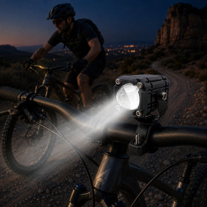 LED Fietslicht met Dubbele Lichtstraal