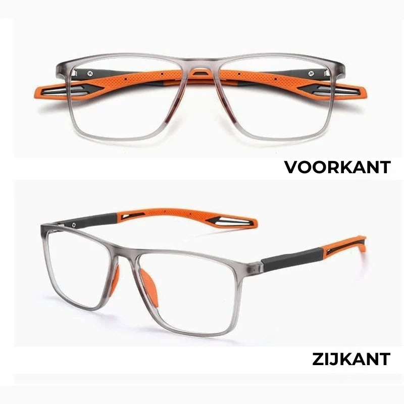👓️ Bifocale, ultralichte blauwlichtbril - Sportief model