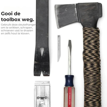 Zwaar uitgevoerde Multikit EDC-sleutelhanger