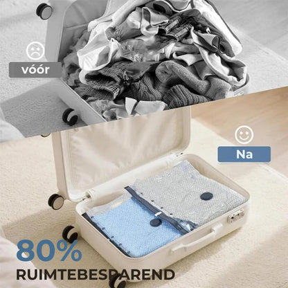 Vacuüm Pomp met Ruimtebespaarende Zakken