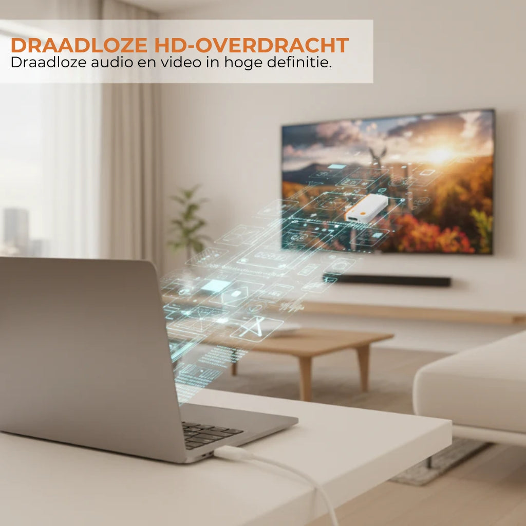 Draadloze HDMI-zender / -ontvanger