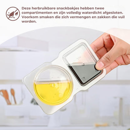 Herbruikbare snackbak