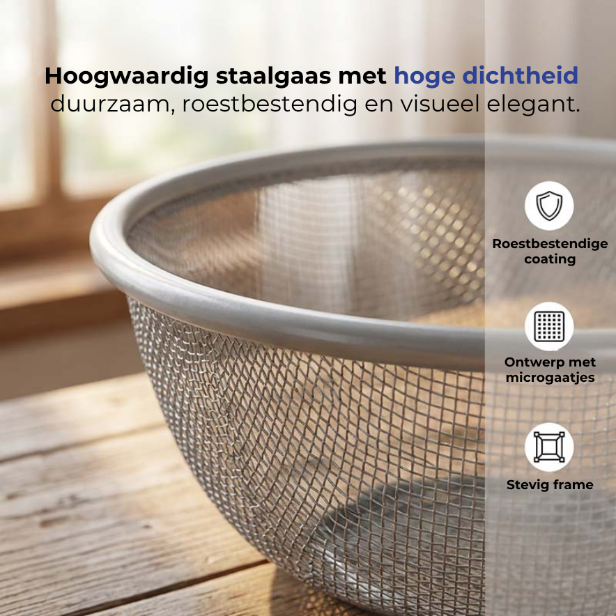 Gaas Fruitmand met Deksel