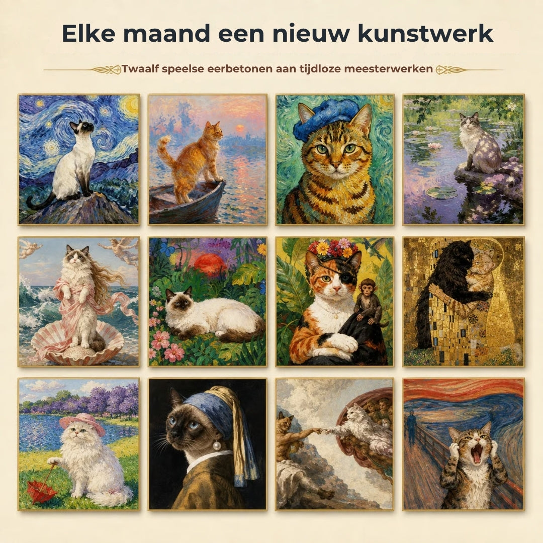 Katten Kunstkalender voor 2027