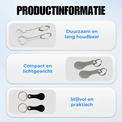 Winkelwagen-Token Sleutelhanger