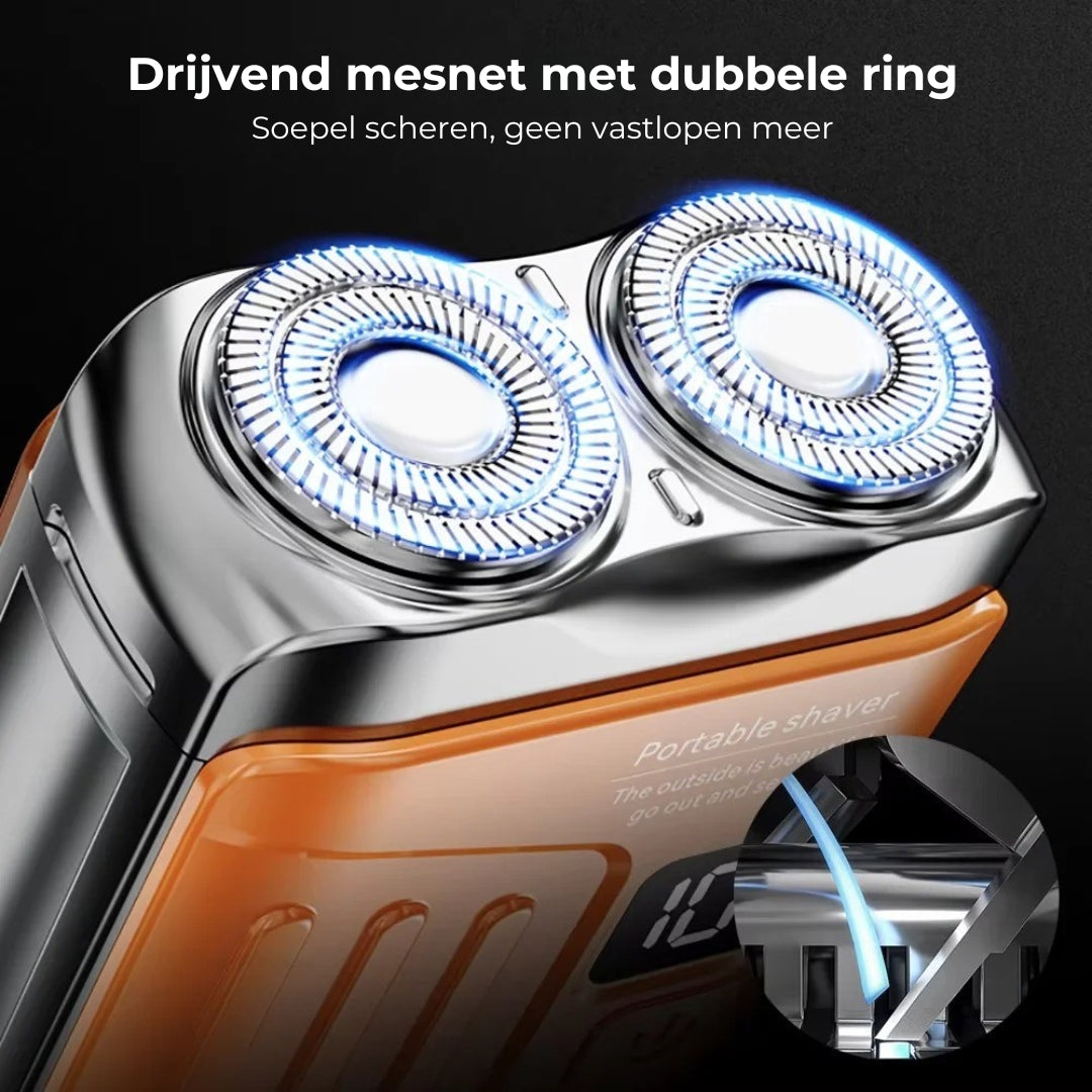 Elektrisch Scheerapparaat met Dubbele Scheerkop