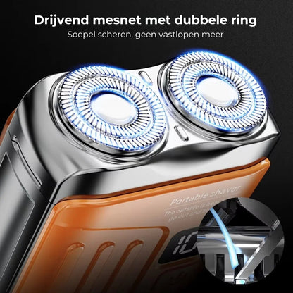 Elektrisch Scheerapparaat met Dubbele Scheerkop