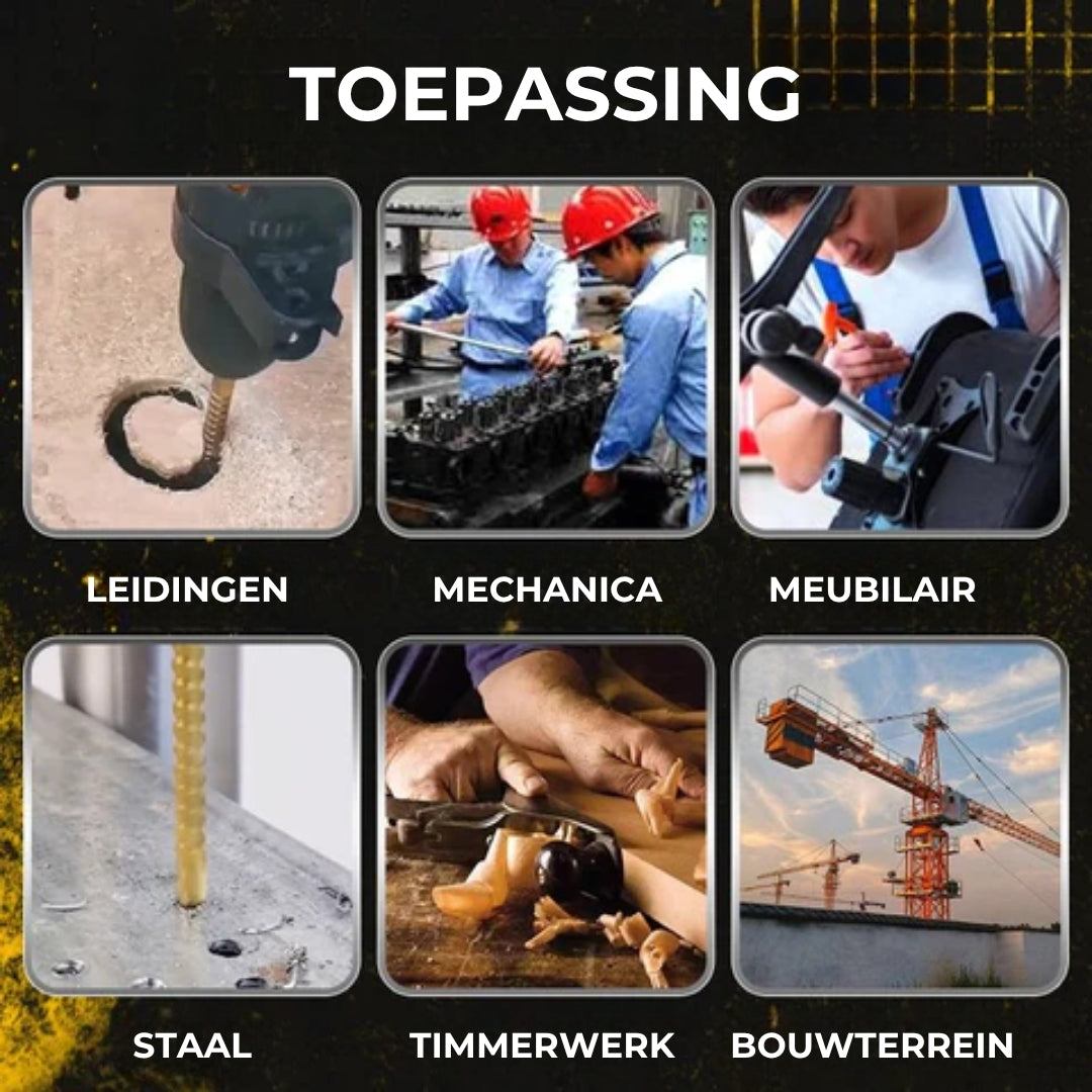 ⚙️Set spiraalboren – HSS, titaniumcoating en geschikt voor tal van materialen