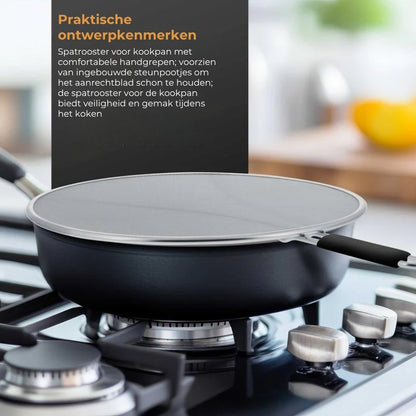 Oliewerend Pannenrooster - Roestvrij Staal