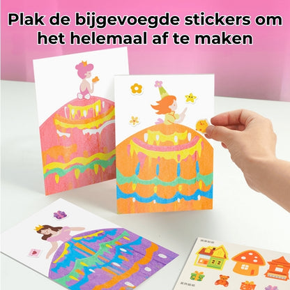 DIY Regenboog Veegkunst (set van 35)