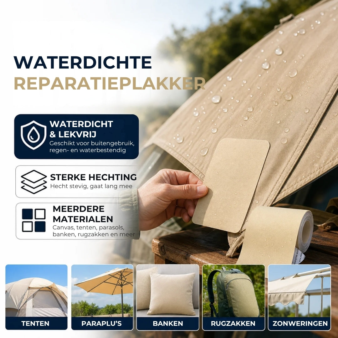 Waterdichte Stof Reparatiepleister Rol