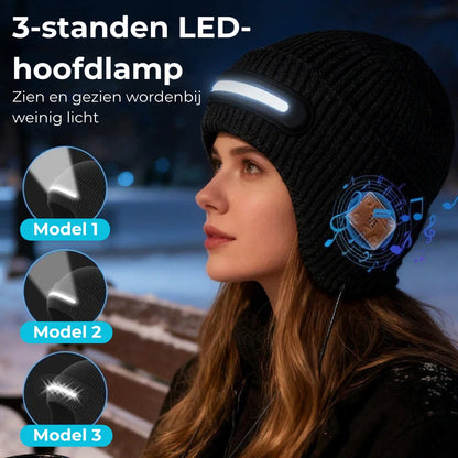 🔊 LED Bluetooth Beaniemuts