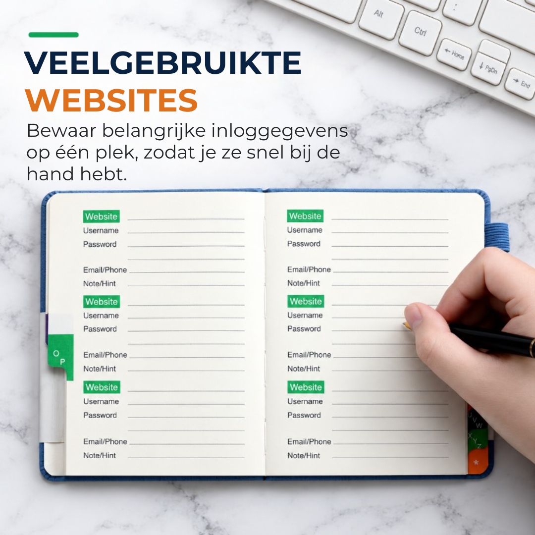 Alfabetisch Wachtwoordboek met Kleurcodering