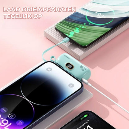 Mini-powerbank van 22,5 W
