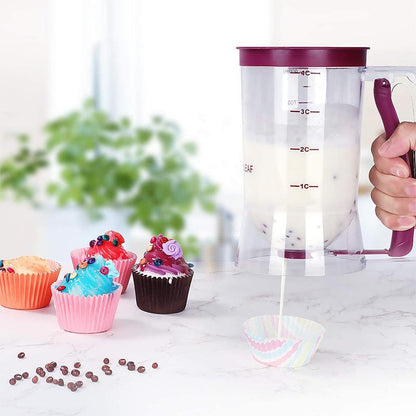 Deegdispenser voor pannenkoeken en cupcakes